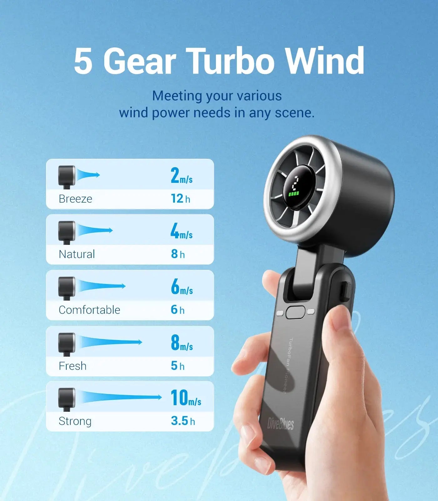 Mini Fan - Coldly - Black Coldly
